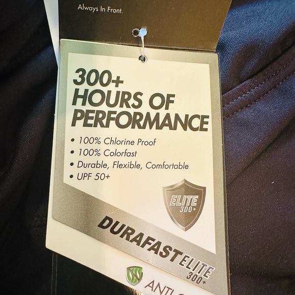 TYR Womens TSTB7A Black Swimwear Solid Twisted Bra Tankini Top Sz#14 NWT - Picture 8 of 10